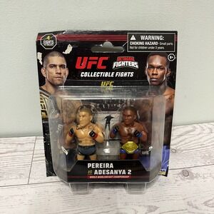 UFC Octagon Fighters Collectible Figures Pereira vs Adesanya 2 Action Figures